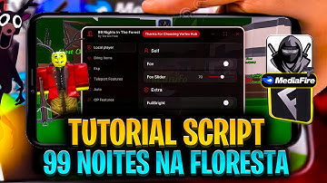 Como Baixar e Colocar SCRIPT no 99 Noites na Floresta (CELULAR/MOBILE) Instalar Executor/Usar Script