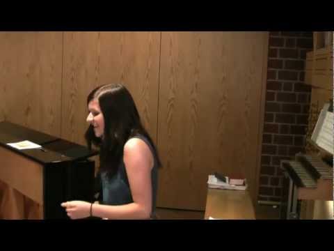 Lara Munka singing "Somewhere over the Rainbow" by...