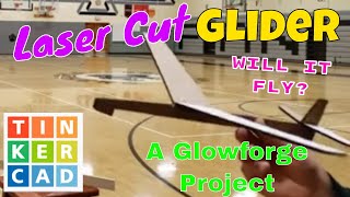 Cardboard Glowforge Glider Indoor Testing! #epic #lasers #STEM #PBL