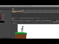 How to animate a simple stick figure in adobe animate