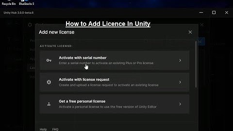 How to add licence in unity by Code With Rushikesh.
