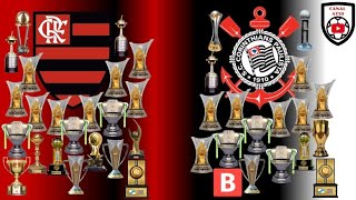 QUEM É MAIOR ? FLAMENGO vs CORINTHIANS - HISTÓRICO, ESTATÍSTICAS E TÍTULOS