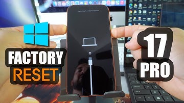 How To Factory Reset & Restore your iPhone 17 Pro on Windows PC