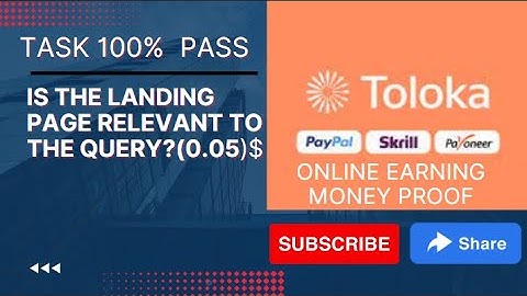 is the landing page relevant to the query?(0.05)