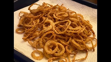 Fried Onion Strings by The Cajun Ninja