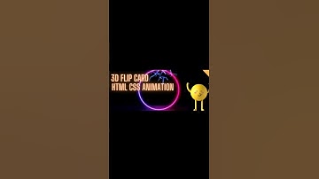 3d flip card animation #html #css  #basichtml  #animation #htmltags
