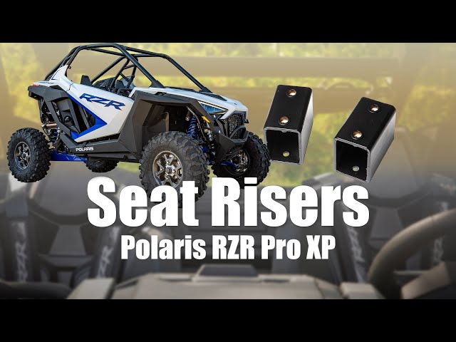 KEMIMOTO Seat Risers Compatible with Polaris RZR PRO XP 2020+ Raises Seat  by 2 4PCS Passenger Seat Risers Black Get a Better Passenger View Give You