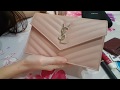 Ysl saint laurent MONOGRAM ENVELOPE CHAIN wallet on chain WOC small review & first impression & WIMB