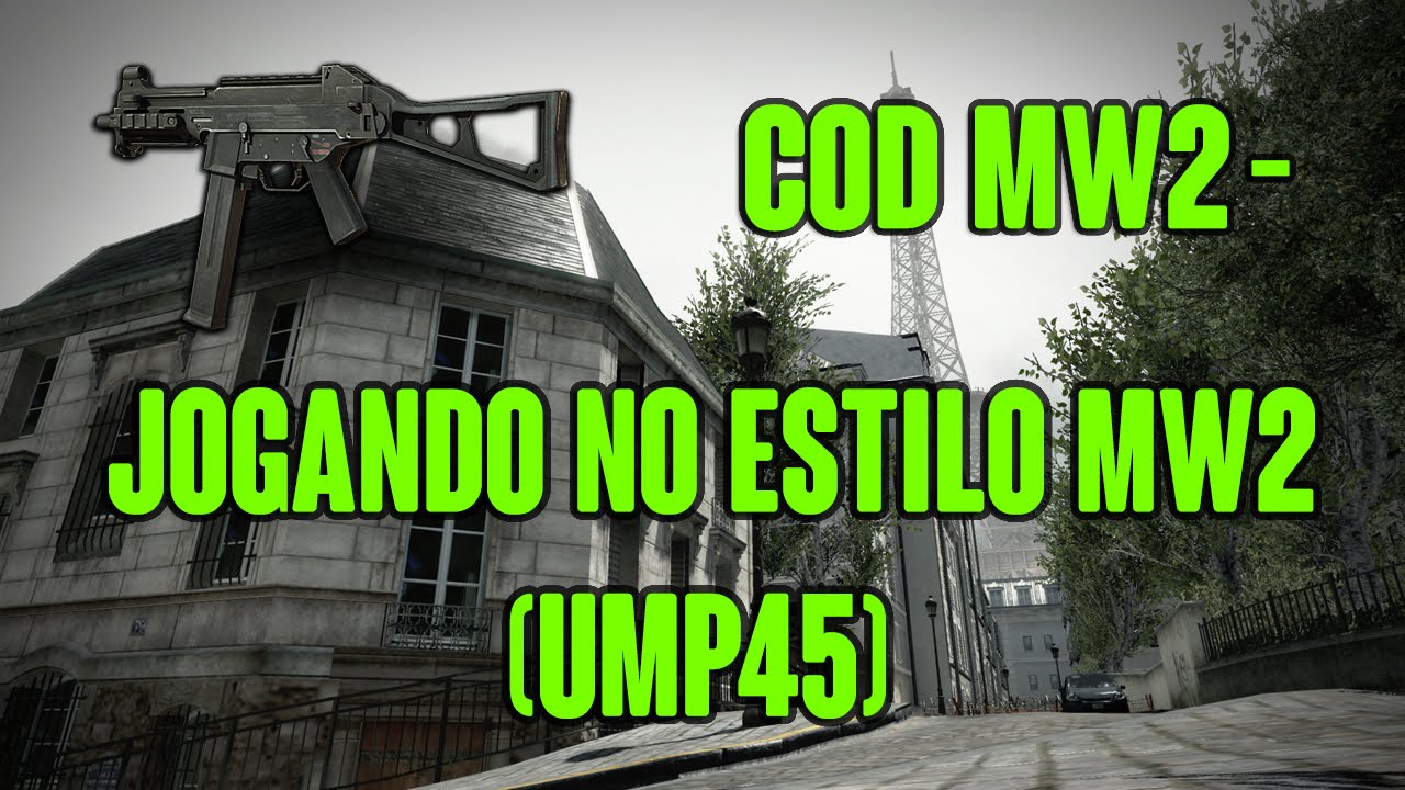 COD MW3 - JOGANDO NO ESTILO MW2 (UMP45)