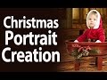 Using Digital Backgrounds and Photoshop To Create Christmas Portraits