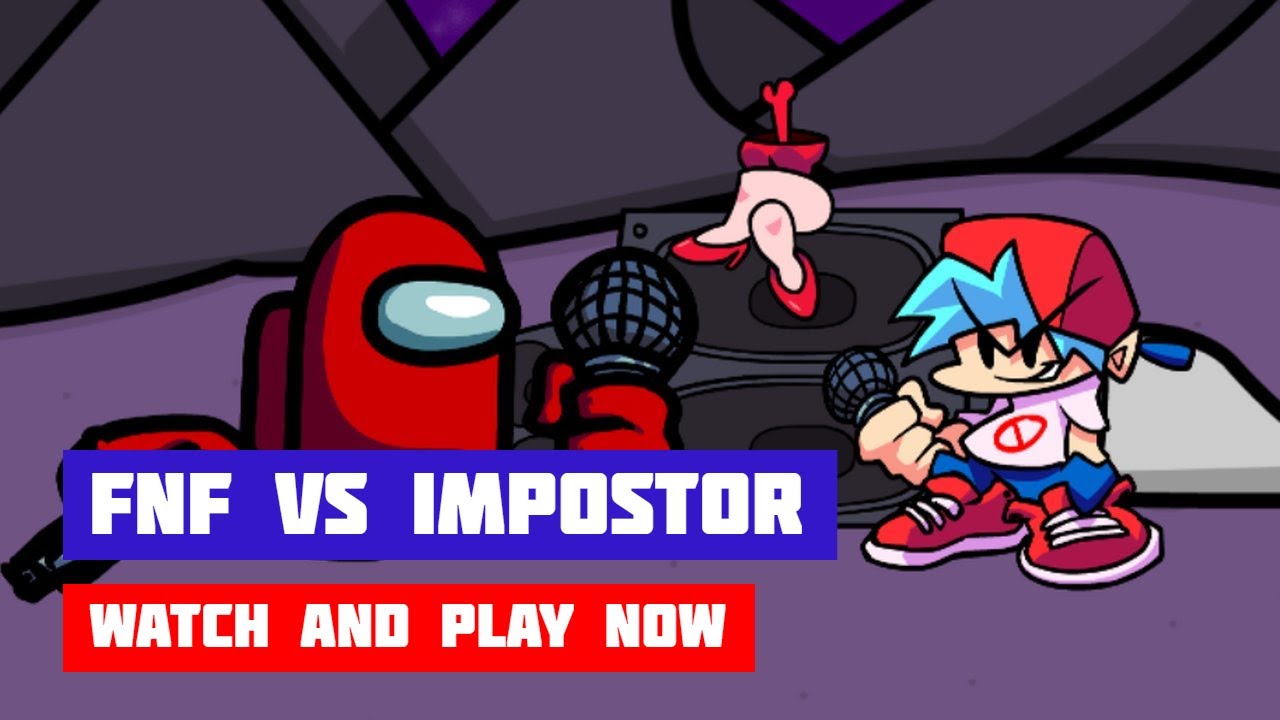 FNF vs Among Us Impostor FNF mod game play online
