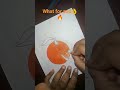 Orange drawing 🍊 #drawing #easydrawing #how to draw
