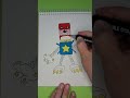 Let's draw and color Boxi Boo from the game Popi Playtime. #shorts #poppyplaytime #boxyboo