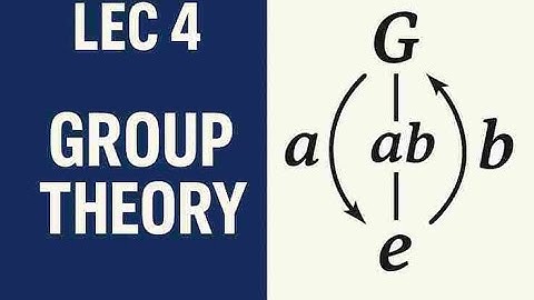Group theory 1 Lec 4