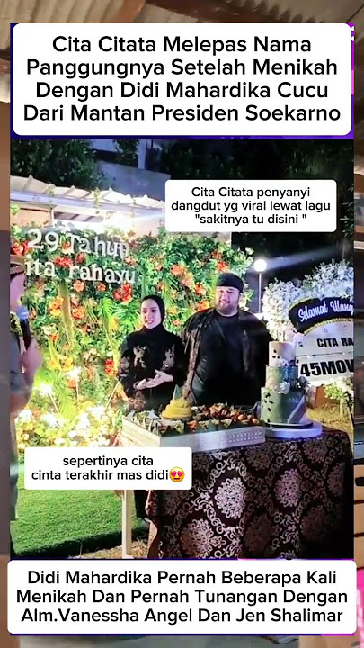 Cita Citata Dan Suami Gemoynya Didi Mahardika 😍🥰 #shortvideo #artist #viralvideo #citacitata