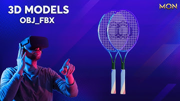 Tennis Racket 3D model