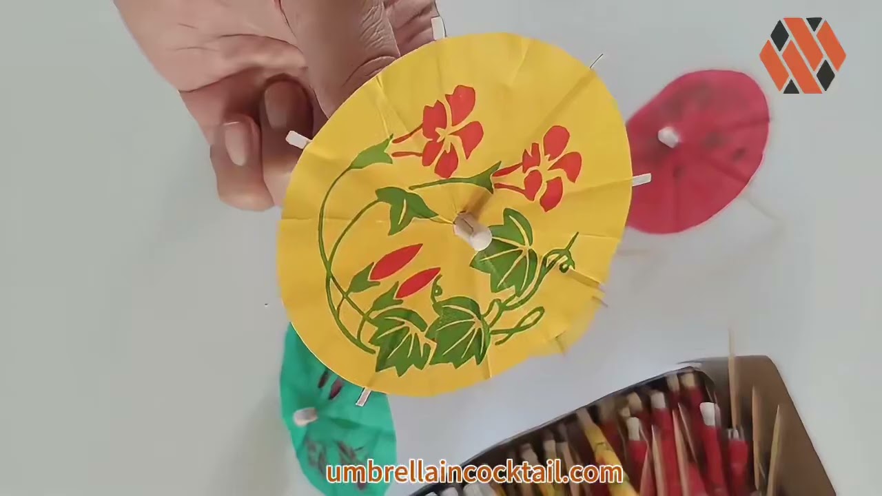 Colorful Cocktail Umbrellas for Drinks | Party Picks & Bar Decor in Action