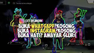 #Cocofun Qoutes Berkelas Ff.bajingan