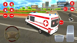 Mobil Truk Ambulance American Membawa Korban - Mobil Balap Ambulance Simulator Android Gameplay screenshot 1