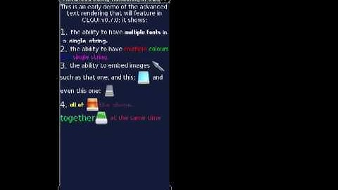 Early Advanced String Rendering Demo