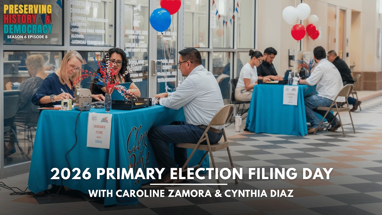 Preserving History and Democracy: 2026 Primary Election Filing Day (S6 ...