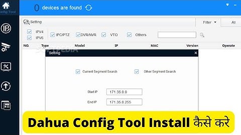 How to Install Dahua Config Tool | Login Dahua IP Camera