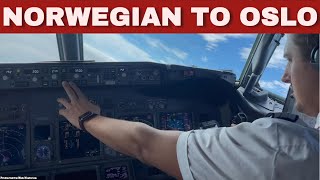 | Norwegian B738 Cockpit | Split - Oslo | One Of Europes Finest Airports! | Flightdeck |