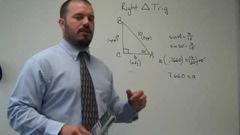 Right Triangle Trigonometry