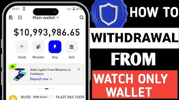 HOW TO WITHDRAW FROM WATCH ONLY WALLET IN TRUST WALLET