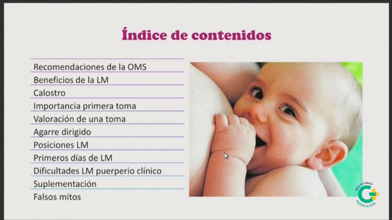 Sesión Enfermería: Actualización en lactancia materna para