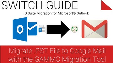 Migrate .PST File to Google Mail using the GAMMO Tool