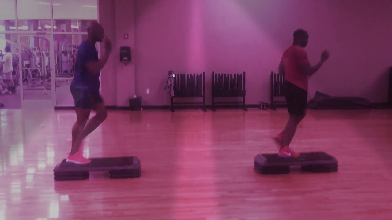 Advanced Step Aerobics 4/23/17 - YouTube