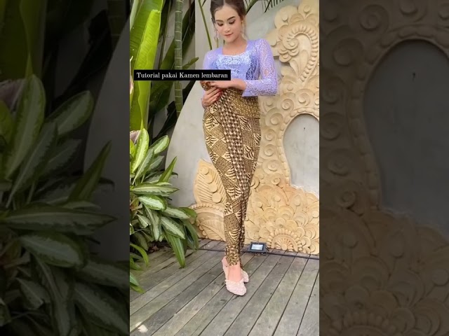 tutorial kain lilit batik bali class=