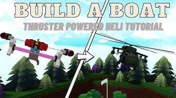 Thruster helicopter Tutorial (Roblox Build a boat for treasure)