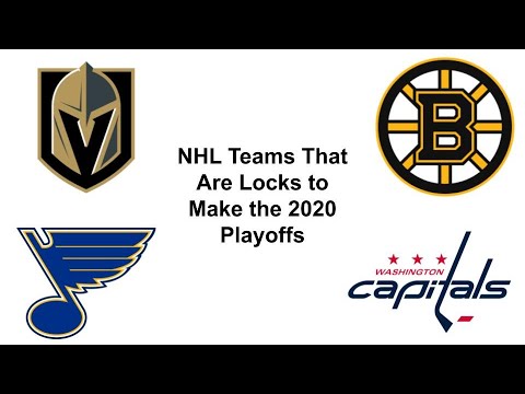 NHL Teams That Will Make the 2020 Playoffs - YouTube
