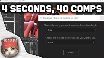 Free Script: Mass Enable Frame Blending!