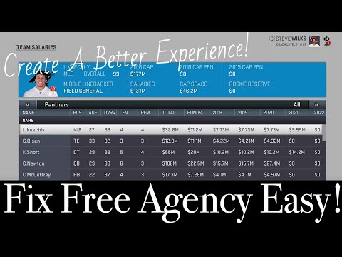 How To Fix Free Agency In Madden 19 (Fixing The CPU)