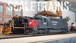 Highly detailed ScaleTrains SD40T-2 + 72 cars 49ft/15m long