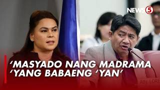 Download Lagu ‘Gusto ko siyang mapahiya’: Sec. Larry Gadon, gustong mag-resign si VP Sara MP3