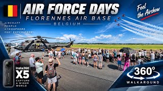 Airshow Belgian Air Force Days 🇧🇪 | 360° Walkaround at Florennes Air Base | Insta360 X5