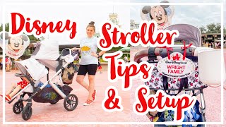 Disney Stroller Tips and Setup 2021  Double Stroller