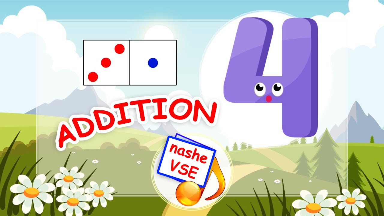 ADDITION to 4. Math for kids. YarMin St. - YouTube