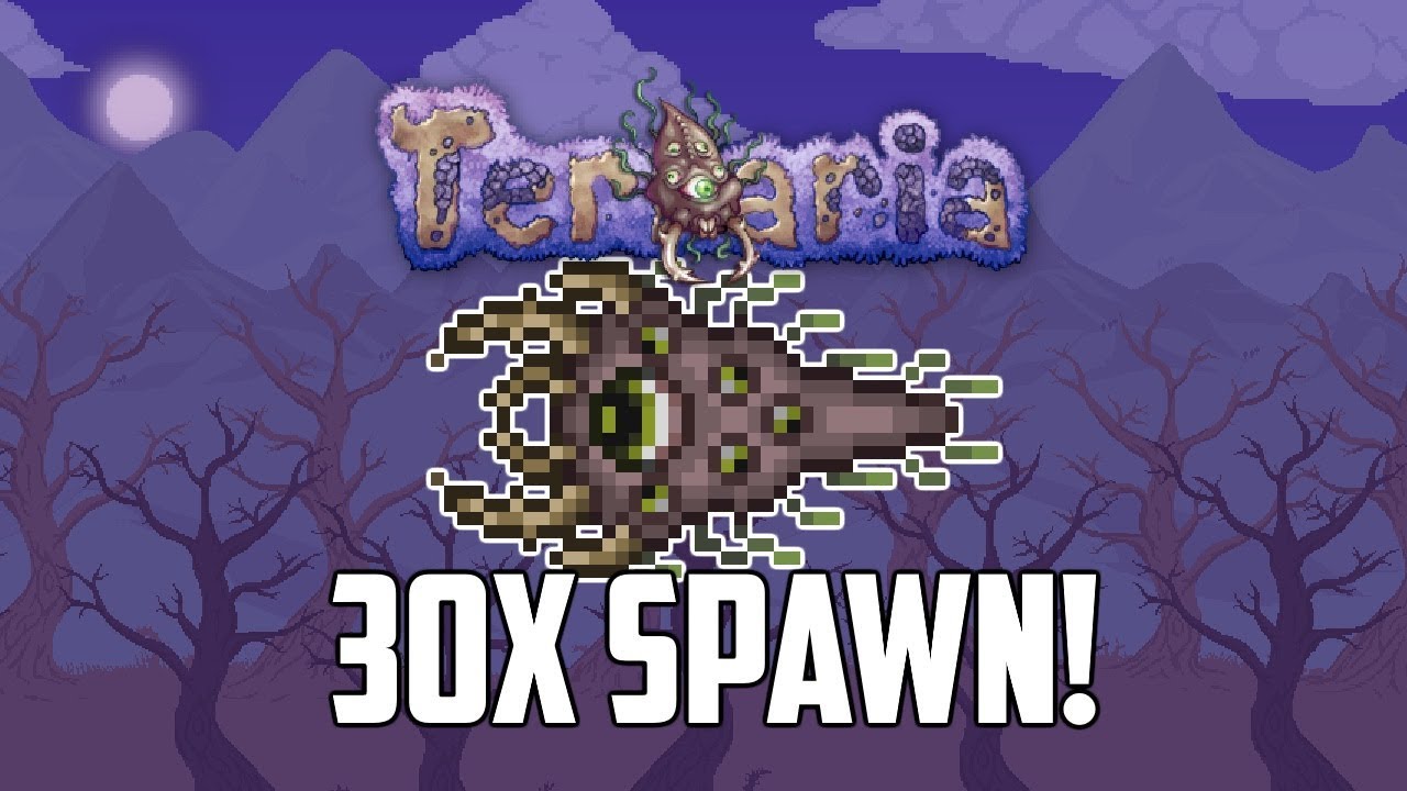Terraria 30x SPAWN RATE for 3 MINUTES CHALLENGE! Corruption Biome