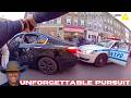NYPD Chases Suspect Through Congested Streets