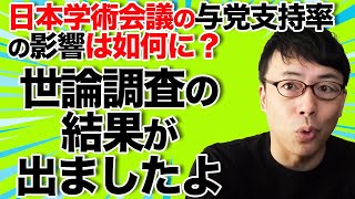 日本学術会議！の与党支持率の影響は如何に？世論調査の結果が出ましたよ！果たして菅内閣への手痛い一撃になるのか？│上念司チャンネル ニュースの虎側