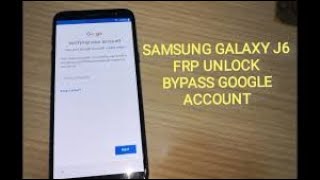 samsung J6 bypass google account Remove FRP J600F G GT GF