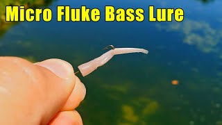 MICRO FLUKE BASS FISHING LURE
