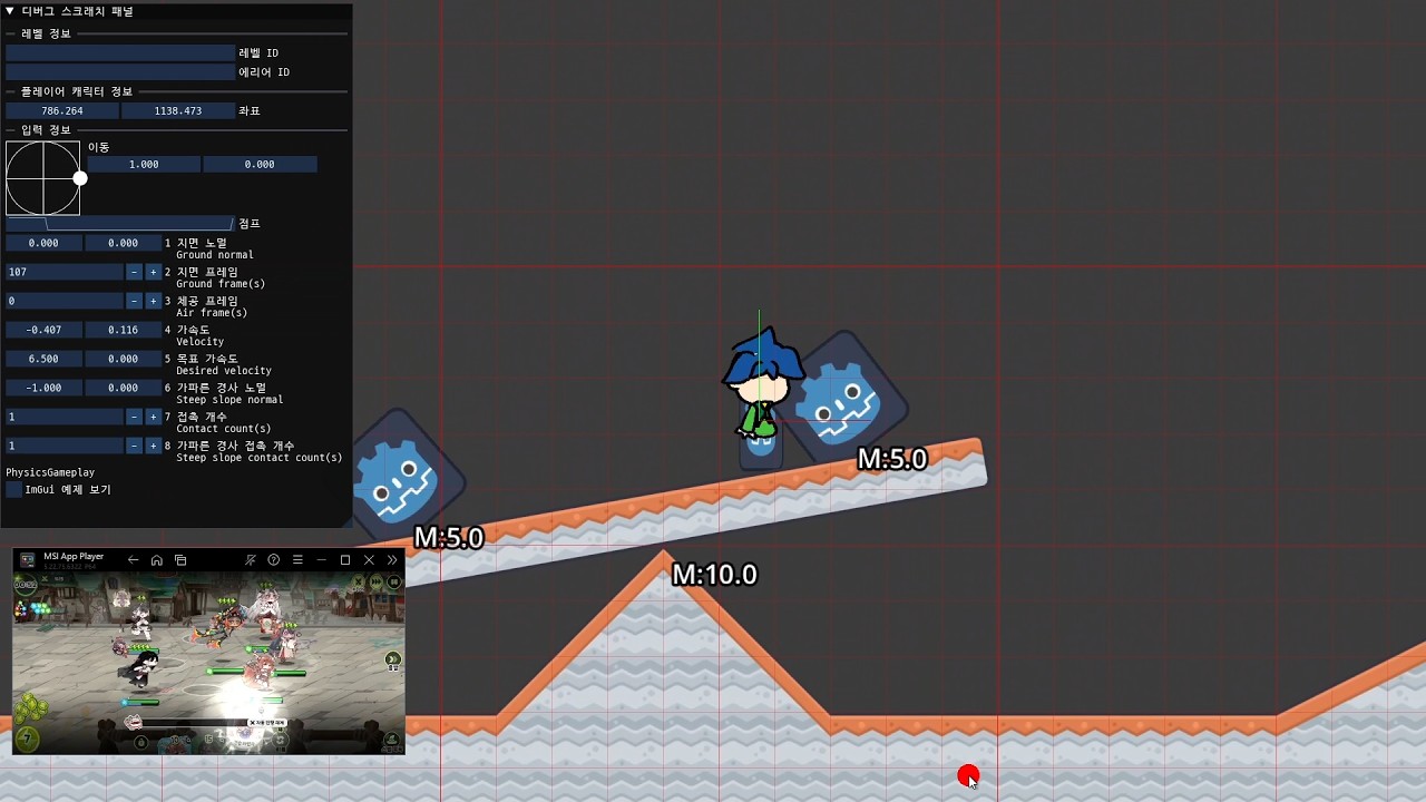 [Godot] Playing around physics with my platformer character controller ...
