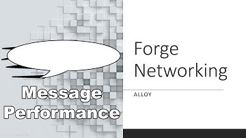 Chat message performance questions - Forge Networking Alloy Unity Engine