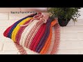 كروشيه شنطة كروشيه سهلة جداااااا للمبتدئين بخيط المكرمية المصري/  easy crochet bag